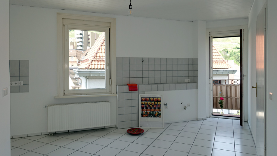 Wohnk�che mit Ausgang auf den Balkon Wohnung Esslingen