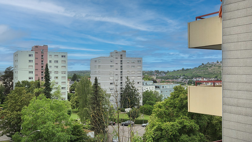 toller Ausblick Etagenwohnung Asperg