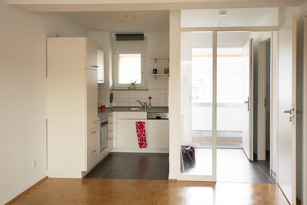 moderne Einbauk�che vorhanden Etagenwohnung Esslingen