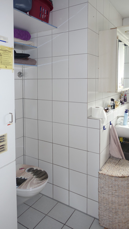 Bad mit WC + Waschmaschine Wohnung Stuttgart