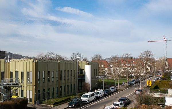 Ausblick vom Balkon Etagenwohnung Esslingen