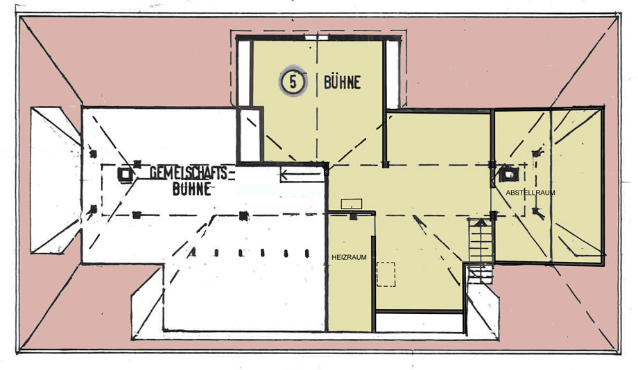 Grundriss 2. DG als Nutzfl�che Dachgeschosswohnung Esslingen-Oberesslingen