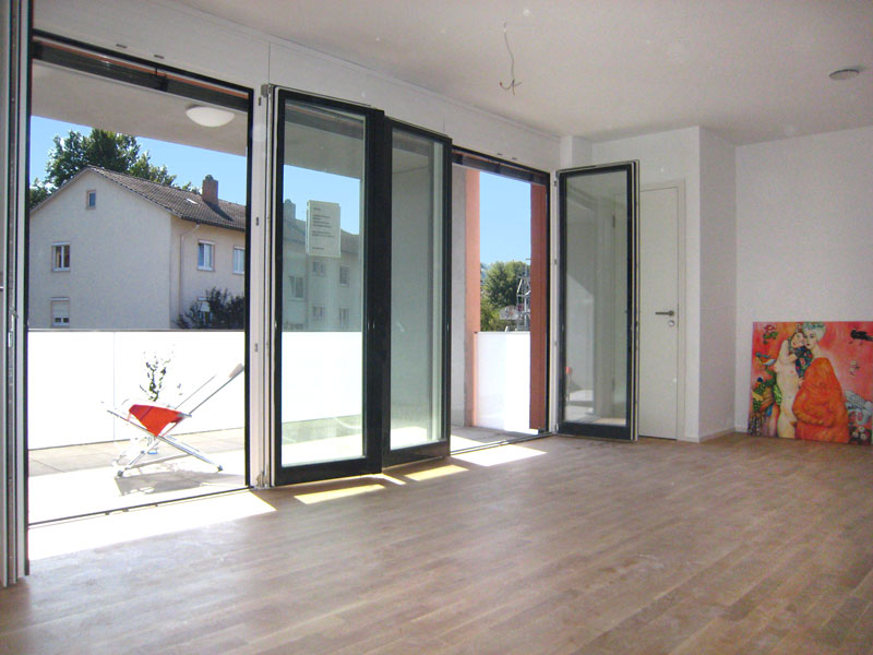 Wohnraum ohne M�blierung Etagenwohnung Esslingen-Gr�ne H�fe