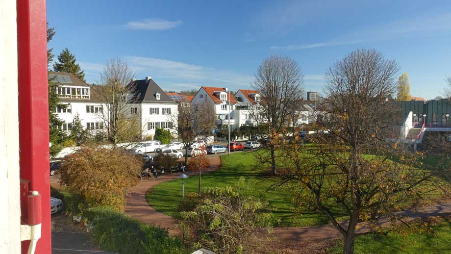 Blick aus dem K�chenfenster Dachgeschosswohnung Esslingen-Oberesslingen