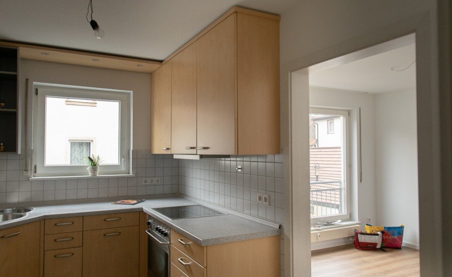 gepflegte Einbauk�che vorhanden Etagenwohnung Esslingen