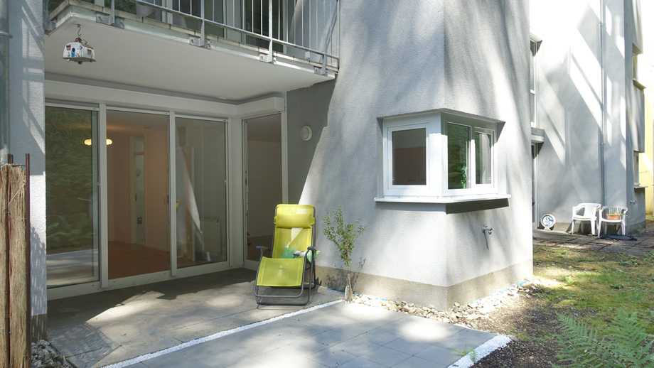 Terrasse mit Garten Wohnung T�bingen-Mitte