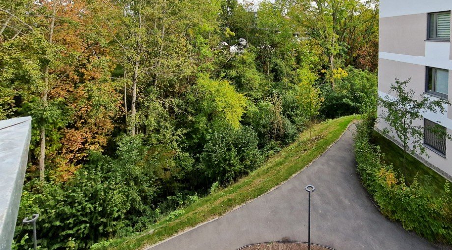 Blick ins Gr�ne Etagenwohnung Balingen