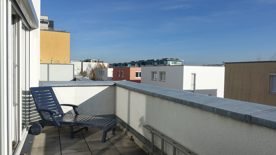 Dachterrasse nach S�den Haus Ostfildern-Scharnhauser Park