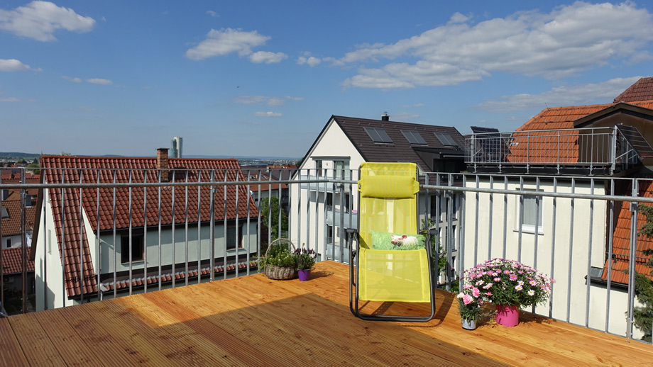 Dachterrasse Dachgeschosswohnung Fellbach