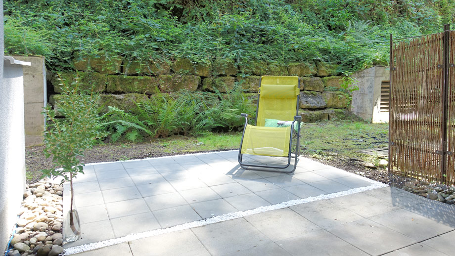 Terrasse mit Garten Wohnung T�bingen-Mitte
