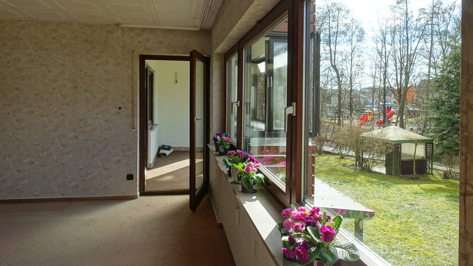 Wohnzimmerfenster Etagenwohnung Rudersberg