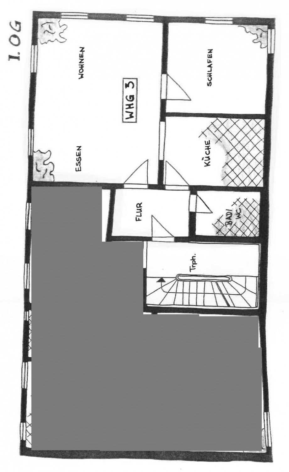 guter Grundriss mit 52,8m� Etagenwohnung Esslingen