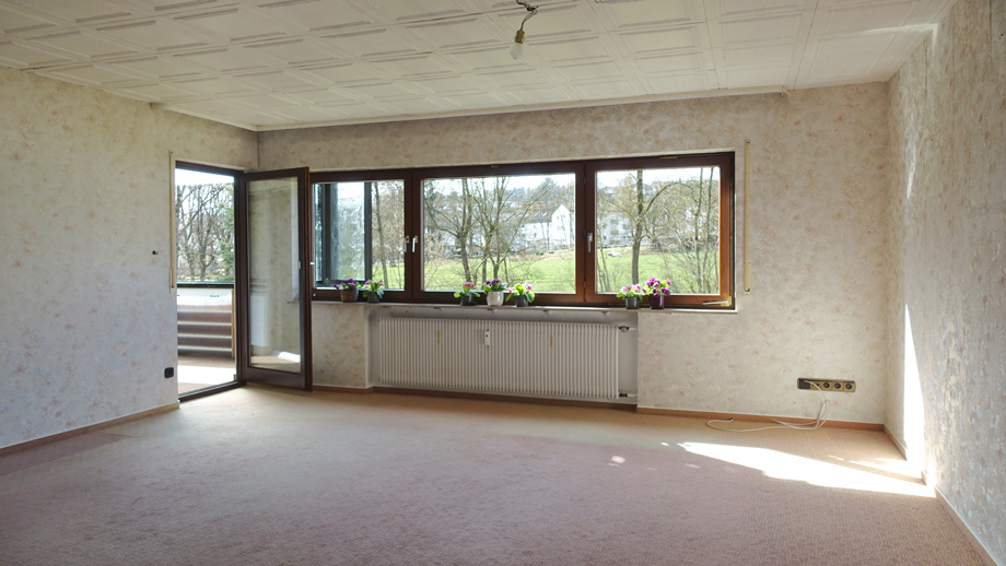 Wohn- und Esszimmer Etagenwohnung Rudersberg