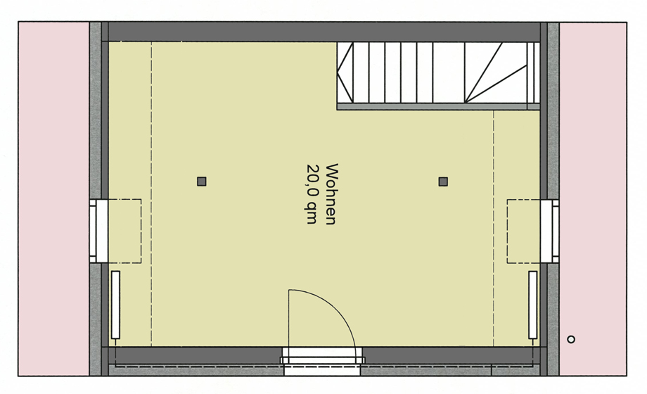 Grundriss DG Wohnung Esslingen-Gartenstadt
