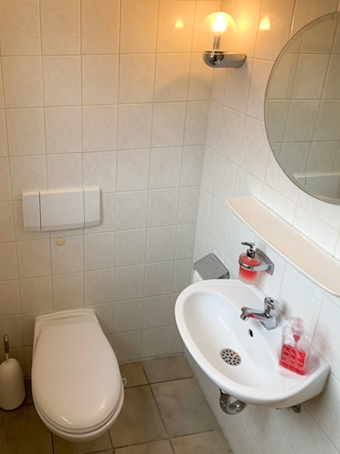 Toilette separat Dachgeschosswohnung Reichenbach