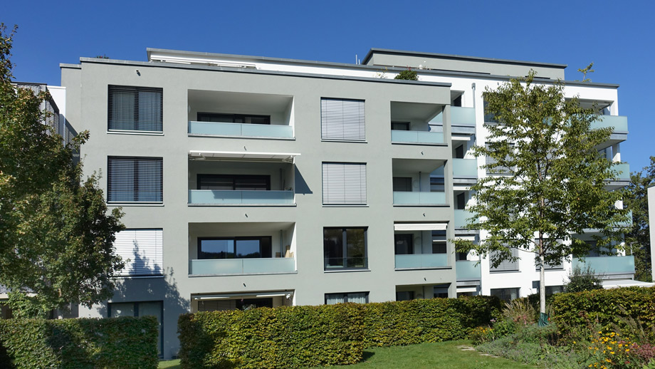 Ansicht vom Gr�nen Innenhof Etagenwohnung Esslingen-Gr�ne H�fe