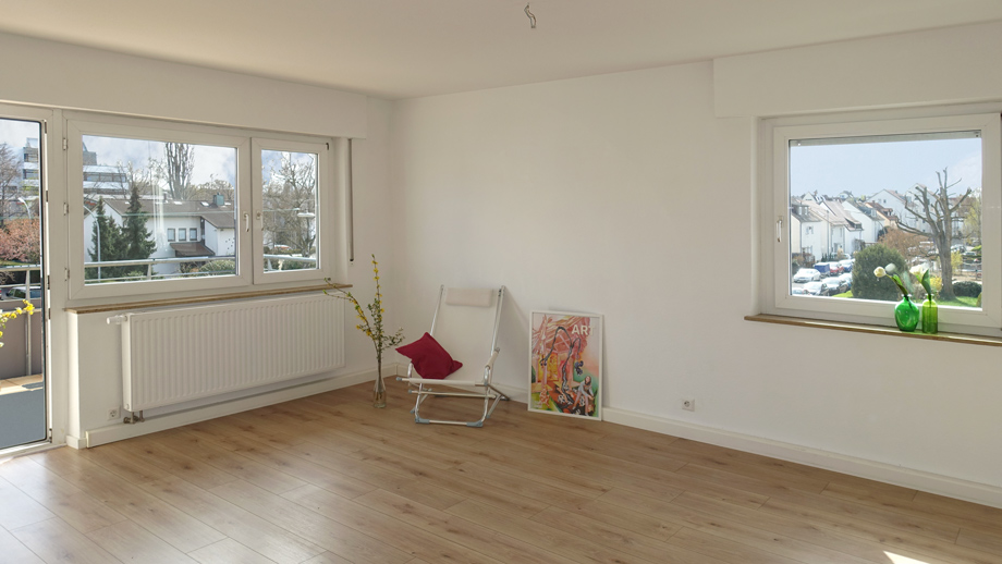 2. OG Wohnzimmer Mehrfamilienhaus Fellbach