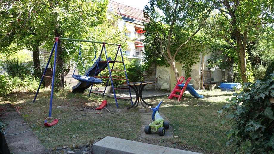 gemeinschaftlich genutzter Garten Wohnung Esslingen