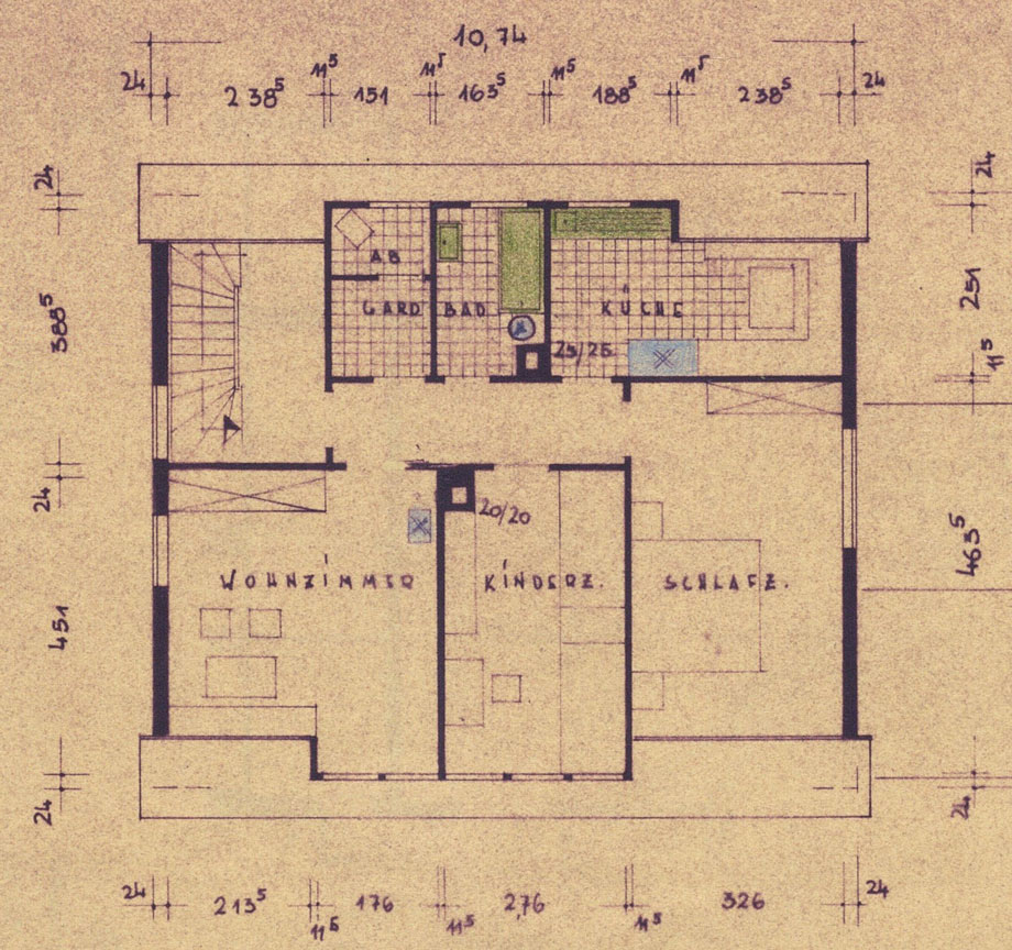 Grundriss DG Einfamilienhaus Adelberg