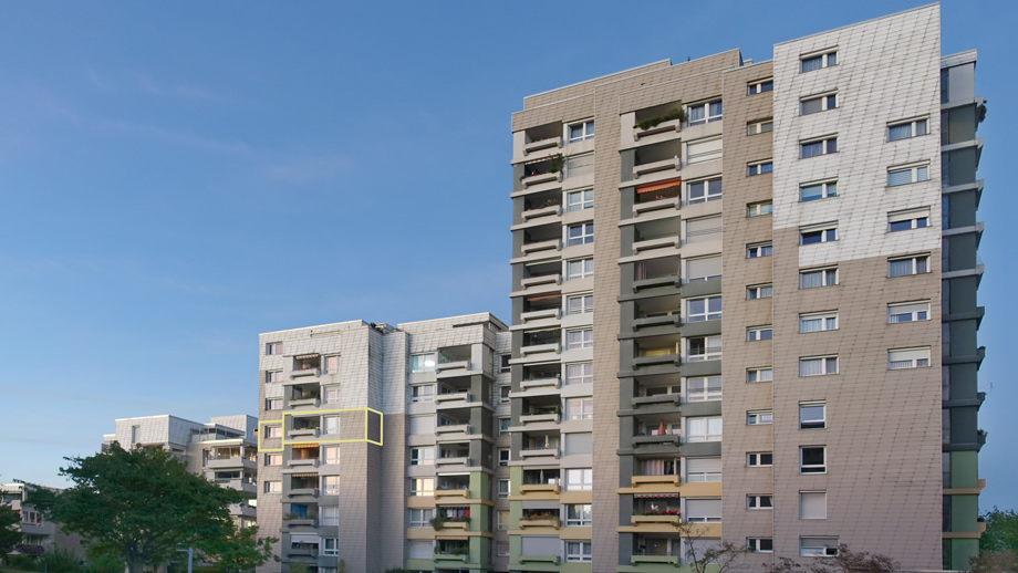 Ansicht von S�dwest Wohnung Stuttgart-Neugereut