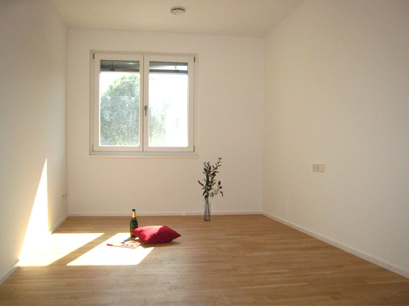 Schlafzimmer ohne M�blierung Etagenwohnung Esslingen-Gr�ne H�fe
