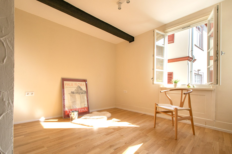 abgeteiltes Schlafzimmer Etagenwohnung Esslingen