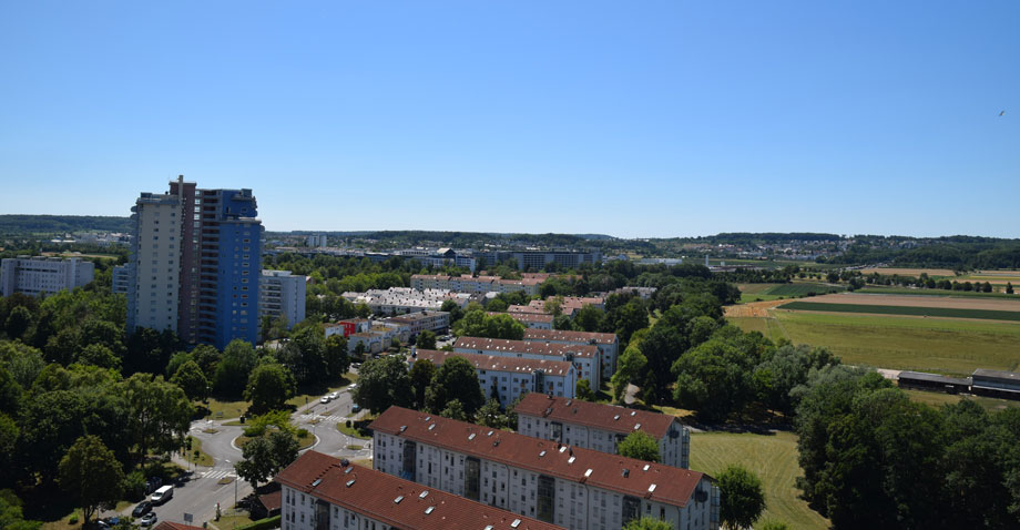 sch�ner Rundbick �ber die Filderebene Etagenwohnung Stuttgart