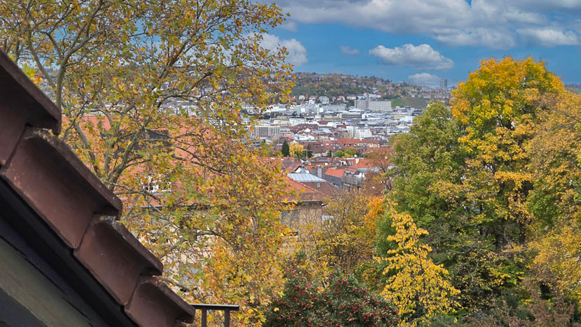 auch �ber die Stadt Dachgeschosswohnung Stuttgart