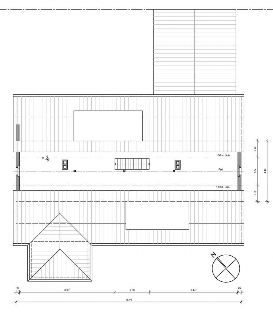 Grundriss Dachspitz Wohnung N�rtingen
