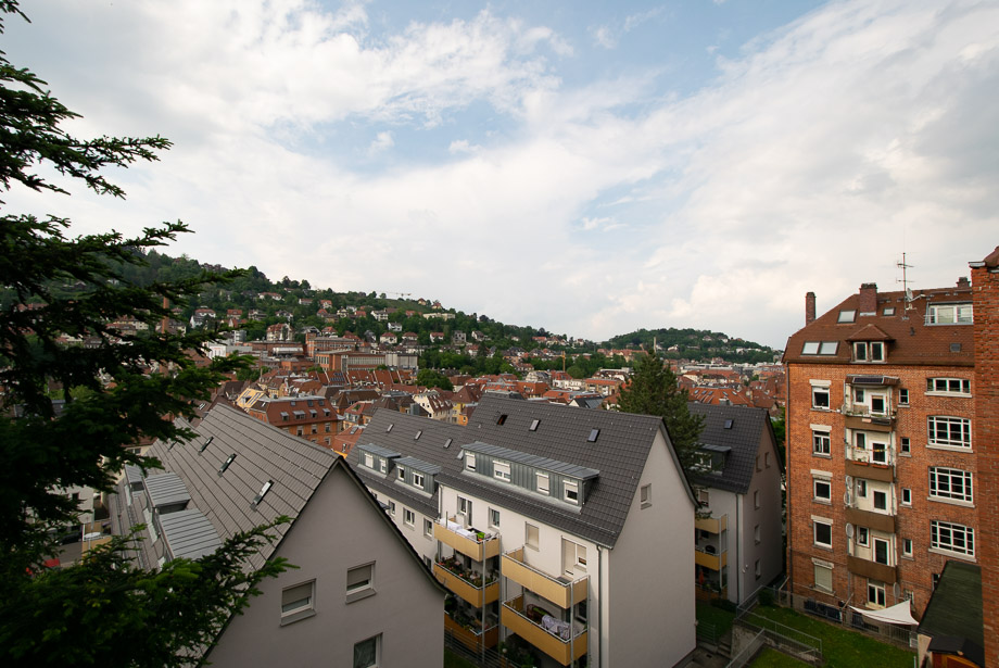 Ausblick �ber den S�den Stuttgarts Dachgeschosswohnung Stuttgart