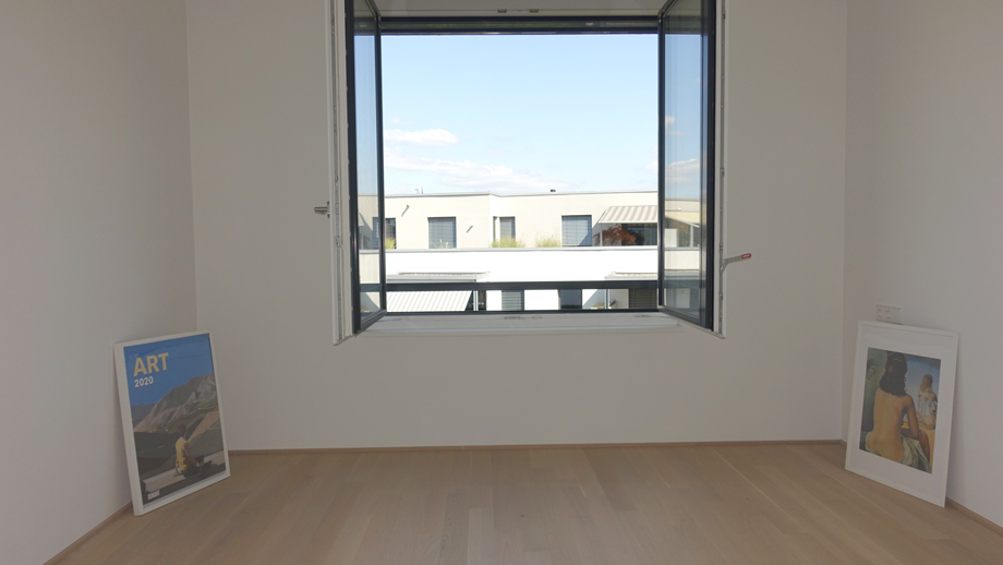 Schlafzimmer zum Innenhof hin Etagenwohnung Esslingen-Pliensauvorstadt- Gr�ne H�fe