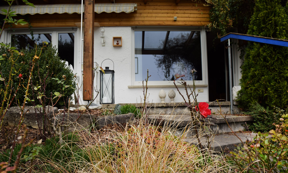 Aufgang zur Terrasse Einfamilienhaus B�hmenkirch