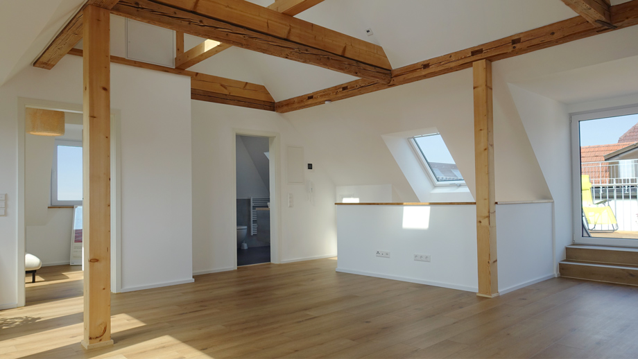 lichtdurchflutet Dachgeschosswohnung Fellbach