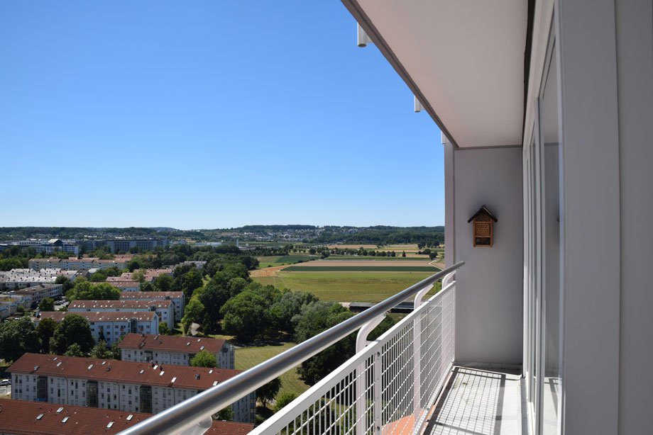 sch�ner Rundbick �ber die Filderebene Etagenwohnung Stuttgart