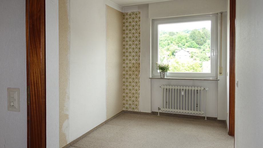 Arbeitsecke in der Diele Wohnung Esslingen