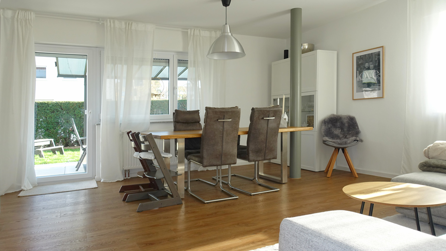 EG Wohnzimmer Mehrfamilienhaus Fellbach