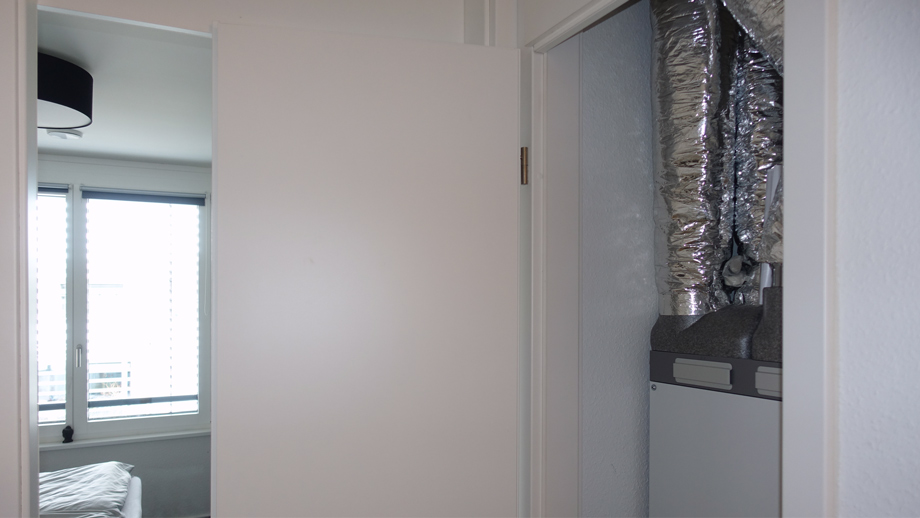 Raum Be- und Entl�ftungsanlage Etagenwohnung Esslingen-Pliensauvorstadt- Gr�ne H�fe