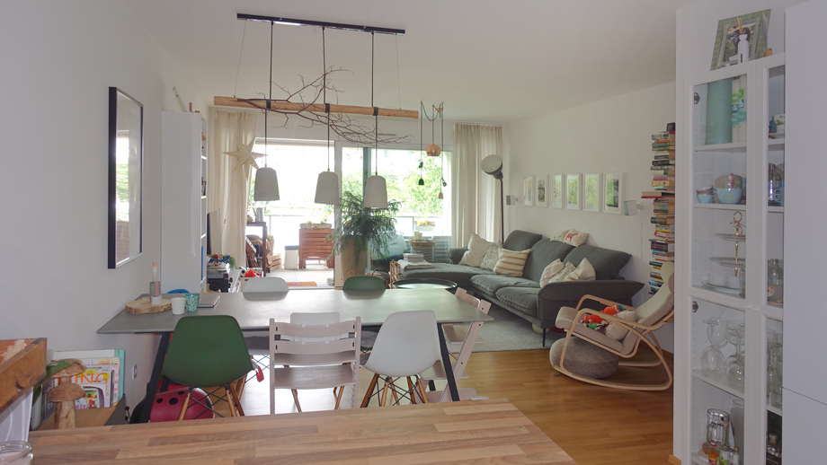 Wohnen und Essen mit K�che Etagenwohnung Esslingen-Gr�ne H�fe