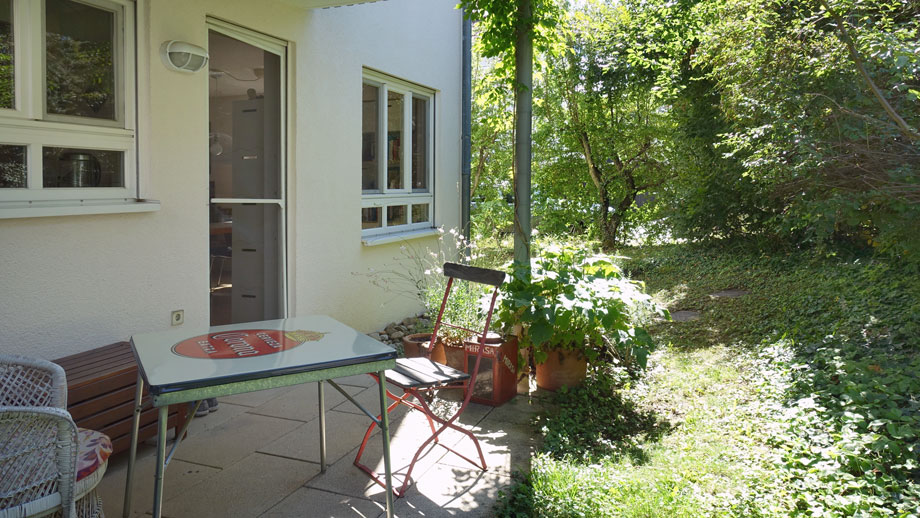 Terrasse Nr. 2 Erdgeschosswohnung Esslingen-Neckarhalde