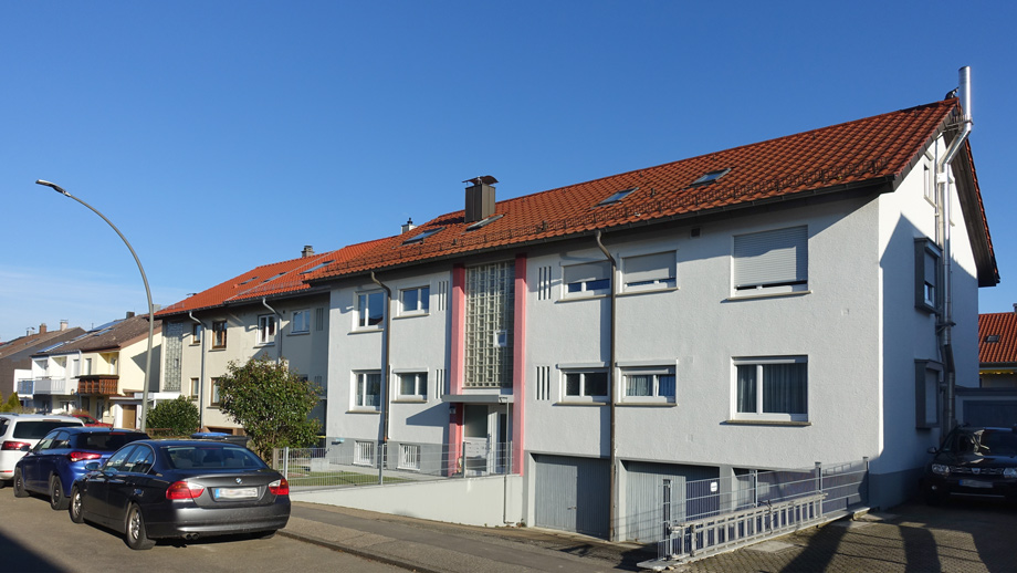 Ansicht von der Stra�e Etagenwohnung Baltmannsweiler