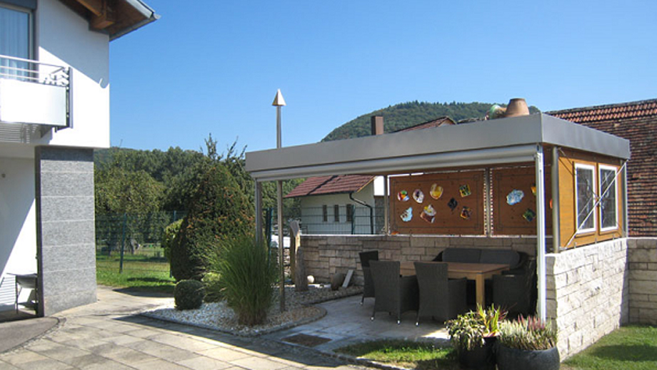 Gartenpavillon Einfamilienhaus M�hlhausen im T�le