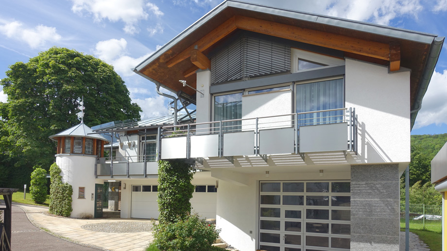 pflegeleichter Garten Einfamilienhaus M�hlhausen im T�le