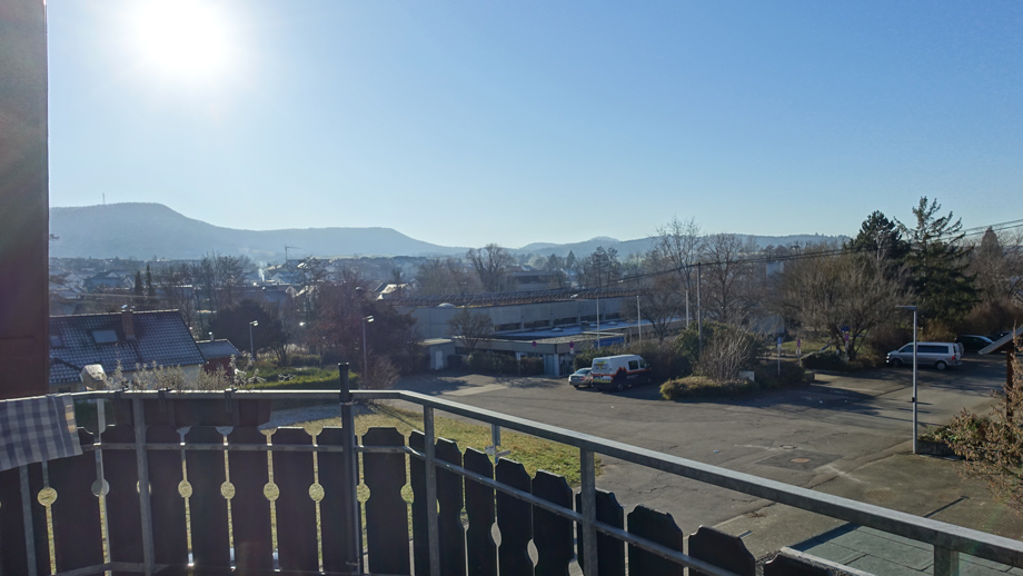 Ausblick vom Balkon Dachgeschosswohnung Metzingen-Neuhausen