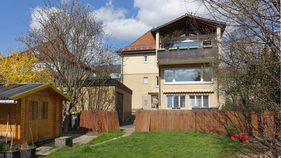 Ansicht vom Garten Haus Spaichingen