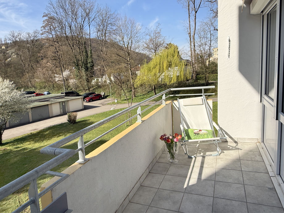 sonniger S�d-West-Balkon Wohnung Esslingen-Weil