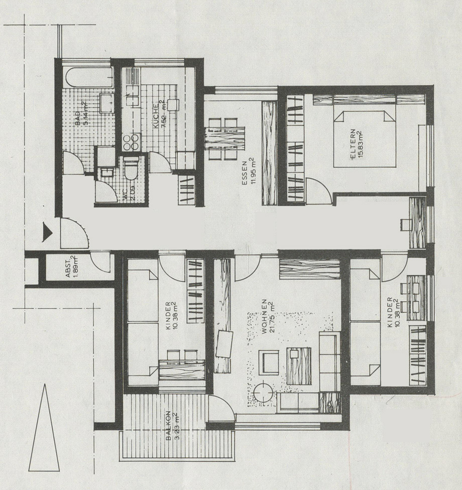 Grundriss Wohnung Wohnung Esslingen