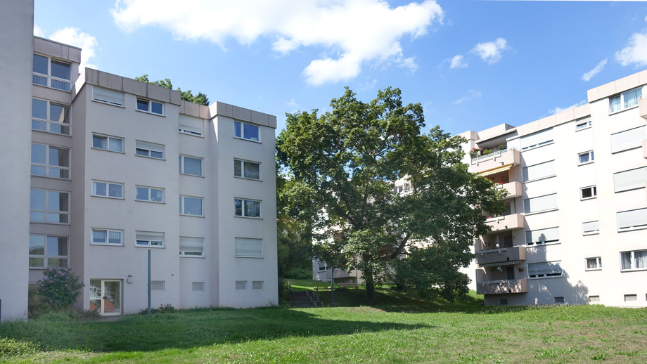 Ansicht Hauseingang Wohnung Esslingen