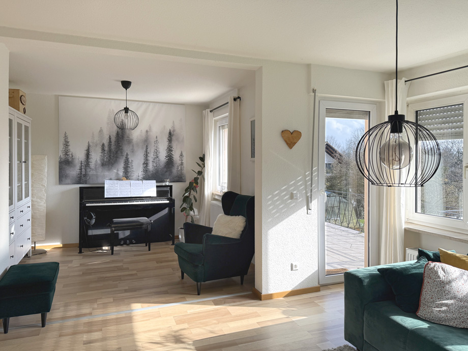 Wohnzimmer Einfamilienhaus Adelberg