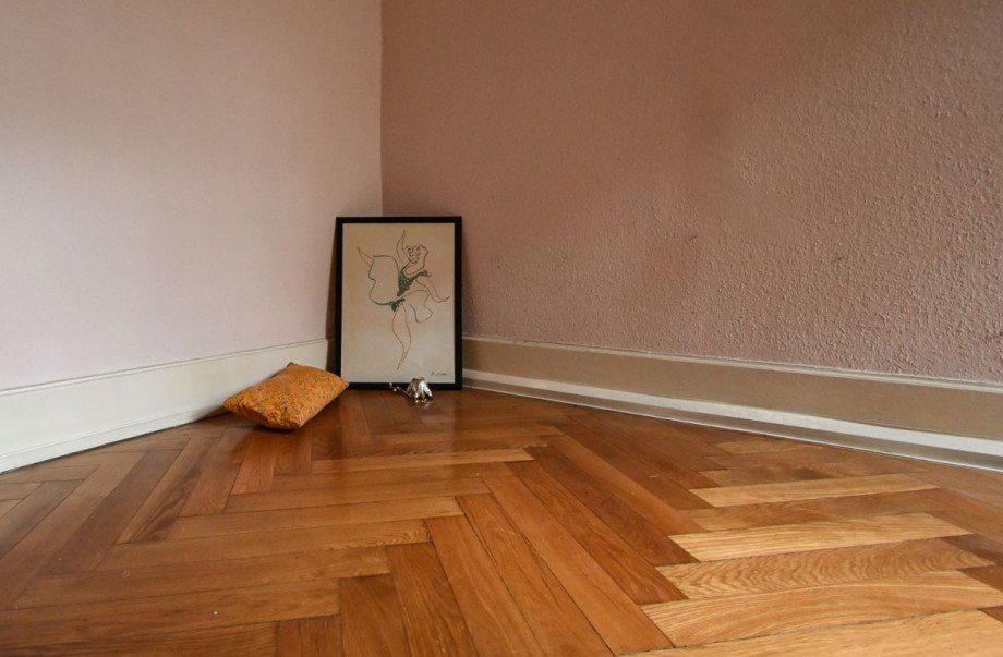 toller alter Eiche Parkettboden Etagenwohnung Stuttgart
