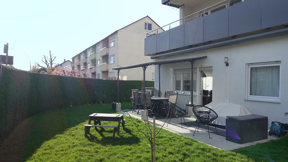 gro�er Garten Erdgeschosswohnung Fellbach